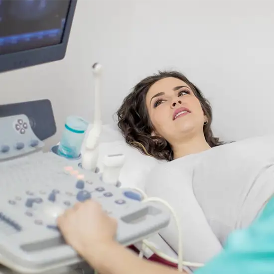 Transvaginal ultrasound (TVS scan) Test